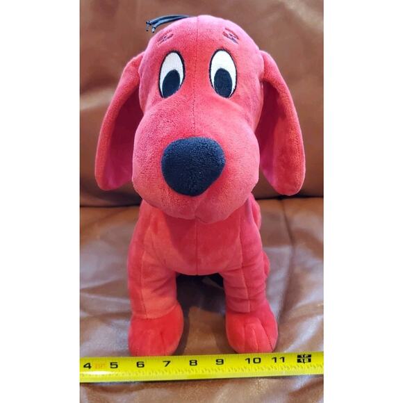 13 Inch Kohl's Cares Clifford The Big Red Dog Stuffed Plush Embroidered Eyes - Picture 10 of 10
